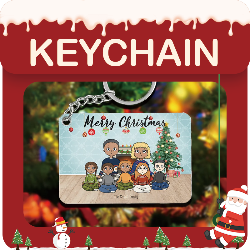 christmas keychain